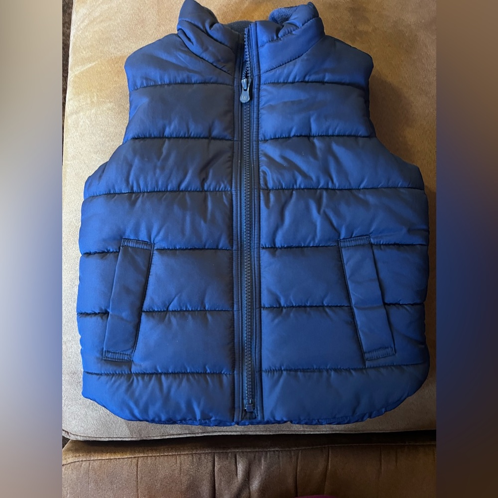 Toddler Gap lined navy blue vest